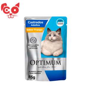 POUCH OPTIMUM CAT CASTRADO POLLO 85 G