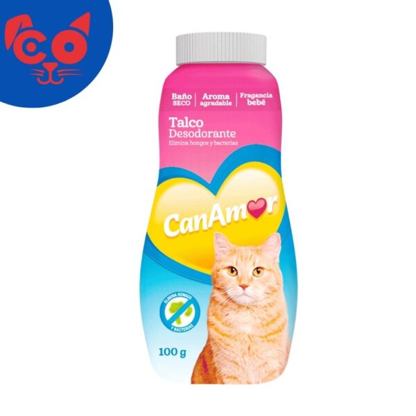 1000 TALCO DESODORANTE CANAMOR GATO 100G