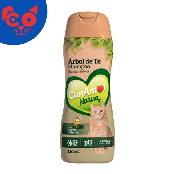 1028 SHAMPOO CANAMOR ÁRBOL DE TÉ GATO 230ML