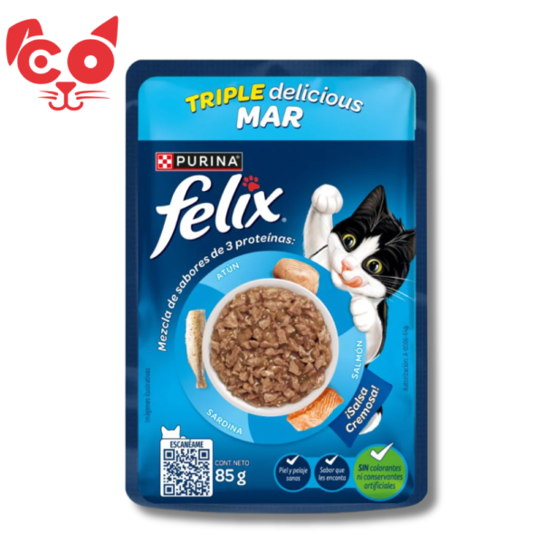 POUCH COMIDA HUMEDA FELIX