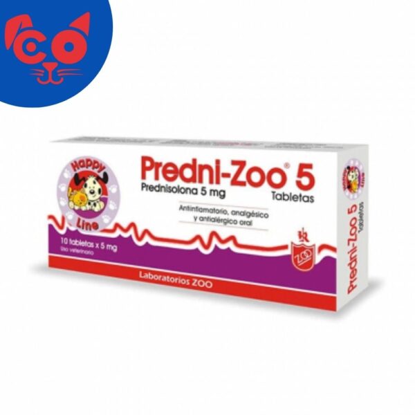 1174 PREDNI ZOO 5 MG X 10 TABLETAS