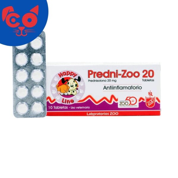 1231 PREDNI-ZOO 20 X 10 TABLETAS