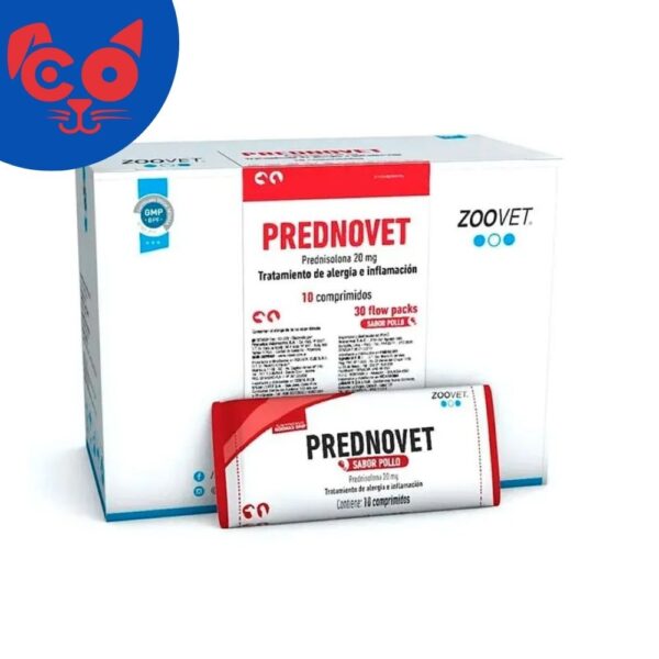1232 PREDNOVET 20 MG X 10 COMPRIMIDOS