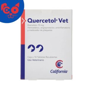 QUERCETOL VET 70 MG X 10 TAB