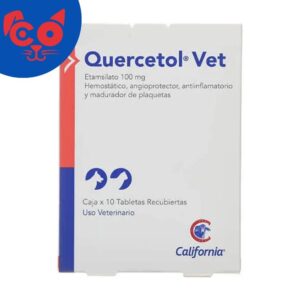 QUERCETOL VET 100 MG X 10 TAB
