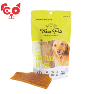 THREE PETS LONJITAS DE RES 2 UNIDADES