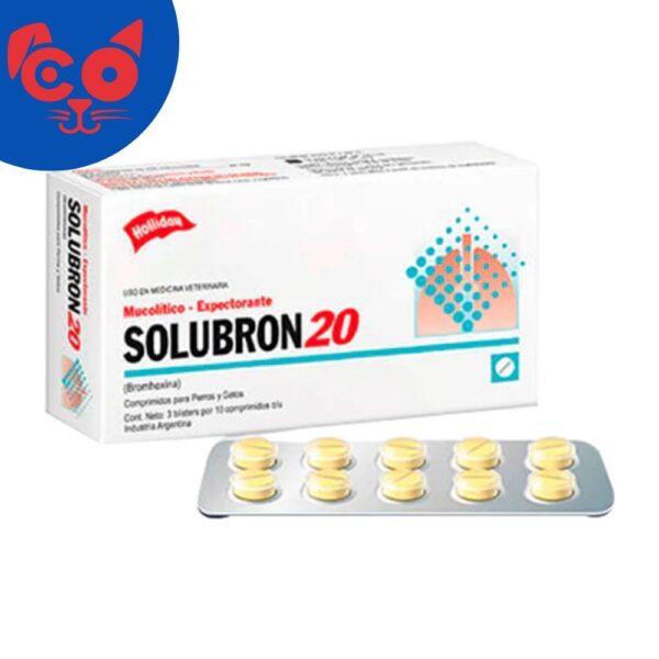 1456 SOLUBRON 20 CAJA POR 30 COMPRIMIDOS