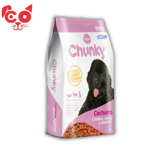 15 CHUNKY CACHORRO CORDERO ARROZ Y SALMÓN