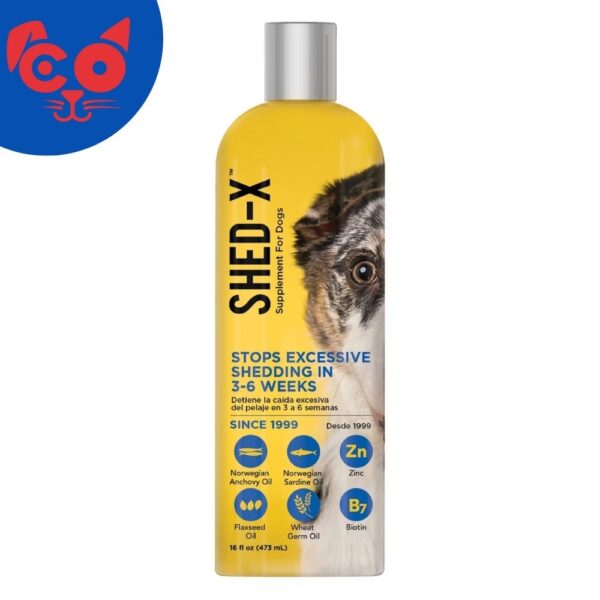 1568 SHED X DOG DERMAPLEX 16 OZ