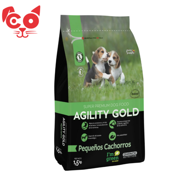 16 AGILITY GOLD PEQUEÑOS CACHORROS
