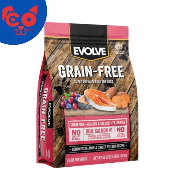 162 EVOLVE PERRO GRAIN FREE SALMON 3.5Lb