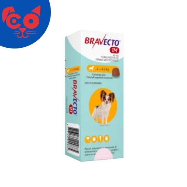 1759 BRAVECTO 1 MES 2-4.5 KG