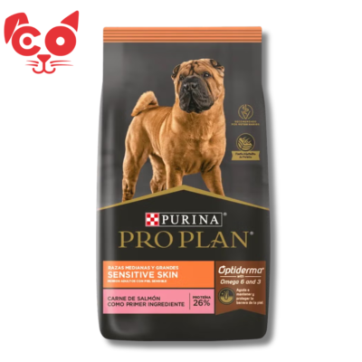 PRO PLAN SENSITIVE SKIN MEDIUM AND LARGE BREED