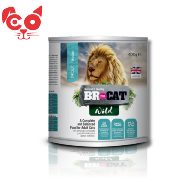LATA BR WILD FOR CAT TRUCHA 400 G