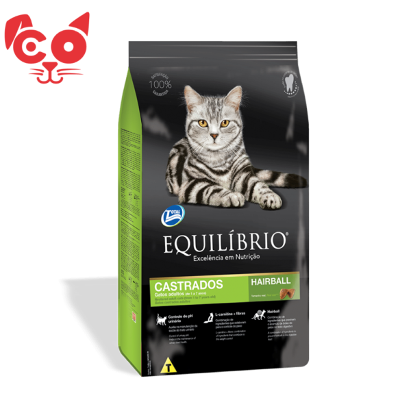 20 EQUILIBRIO GATO ADULTO CASTRADO 1.5Kg