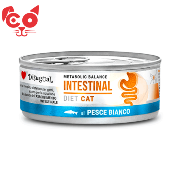 LATA DISUGUAL CAT INTESTINAL PESCADO BLANCO 85G