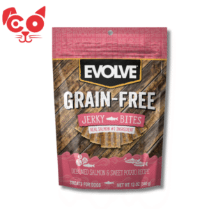 21 SNACK EVOLVE DOG GRAIN FREE JERKY SALMON 340G