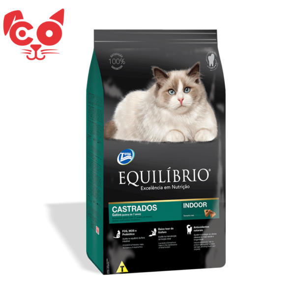 21 EQUILIBRIO GATO ADULTO CASTRADO+7 AÑOS 1.5Kg