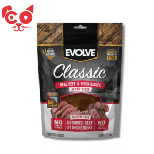 24 SNACK EVOLVE DOG CLASSIC JERKY BEEF & BISON 340G