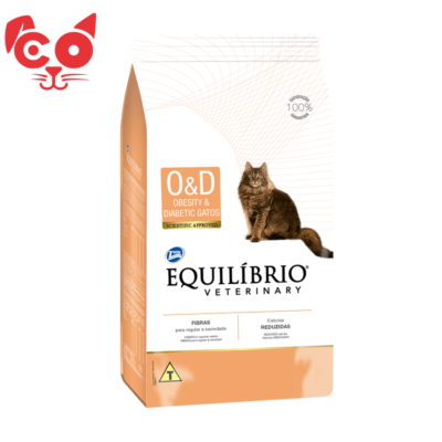 EQUILIBRIO GATO VETERINARY OBESITY & DIABETIC 2Kg