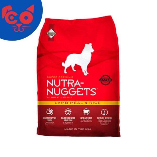 273 NUTRA NUGUETS PERRO LAMB MEAL & RICE