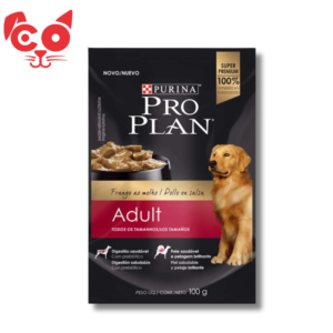 292 POUCH PRO PLAN ADULTO POLLO EN SALSA 100G