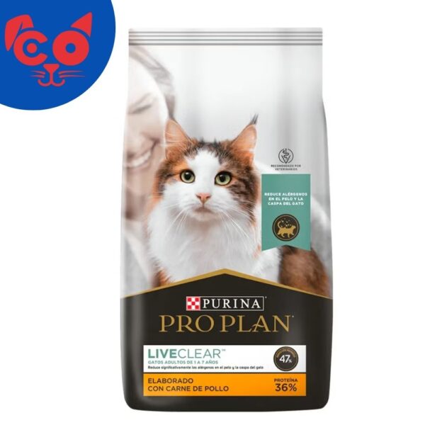 292 PRO PLAN GATO LIVE CLEAR