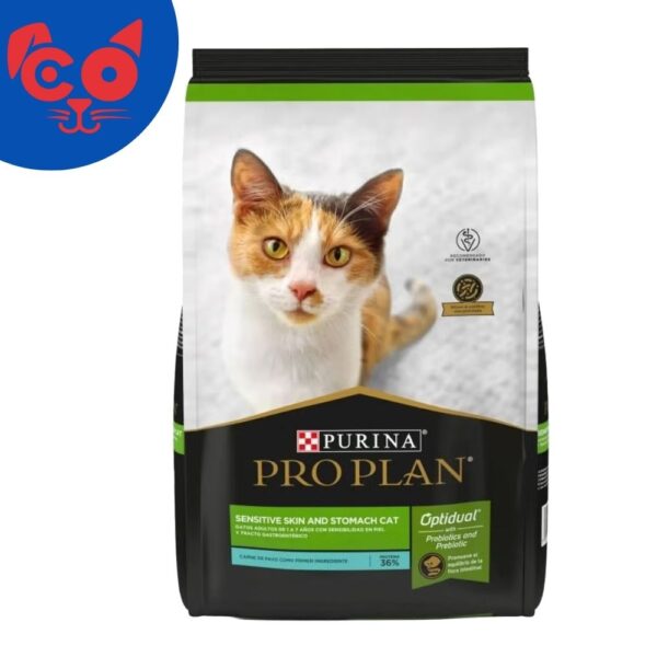 295 PRO PLAN GATO SENSITIVE SKIN AND STOMACH 3Kg
