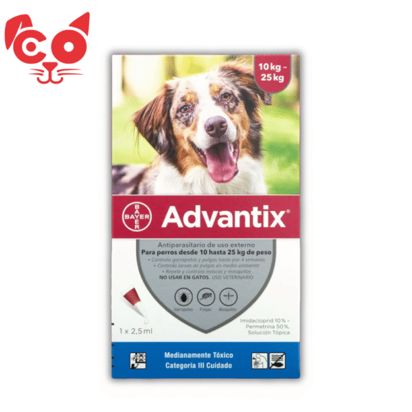 ADVANTIX PERRO 2.5 ML