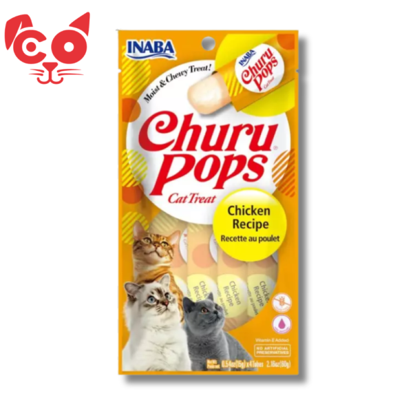 SNACK INABA CHURU POPS POLLO 4 UND