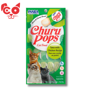 324 SNACK INABA CHURU POPS ATUN Y POLLO 4 UND
