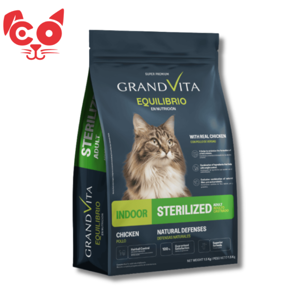 GRAND VITA EQUILIBRIO GATO ADULTO CASTRADO 1.5Kg