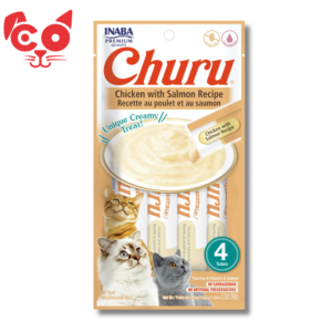 327 SNACK INABA CHURU CAT POLLO Y SALMON 4UND