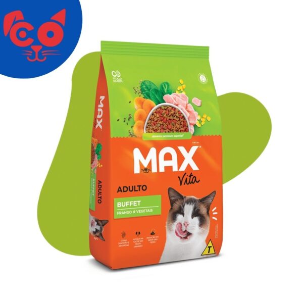 33 MAX VITA GATO ADULTO BUFFET POLLO Y VEGETALES