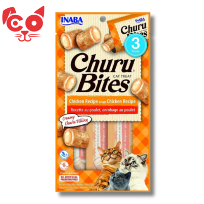 SNACK INABA CHURU BITES CAT POLLO 3 UND