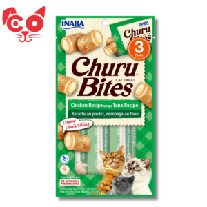 340 SNACK INABA CHURU BITES CAT POLLO Y ATUN 3 UND