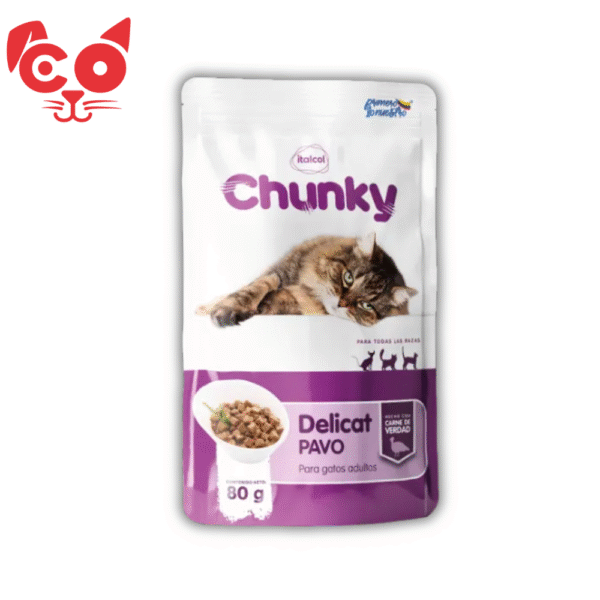 CHUNKY DELICAT TROZOS DE PAVO X 80G