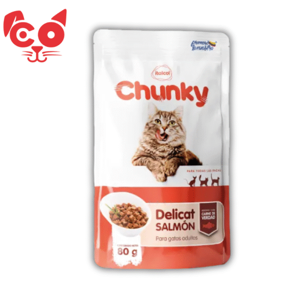 CHUNKY DELICAT TROZOS DE SALMON X 80G