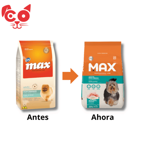 MAX PROFESSIONAL LINE RAZA PEQUEÑA POLLO