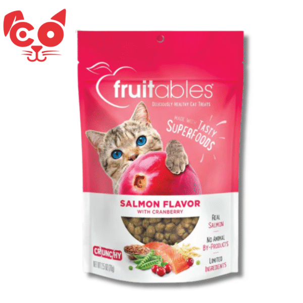 FRUITABLES CAT SNACK SALMON Y ARANDANOS 70 GR
