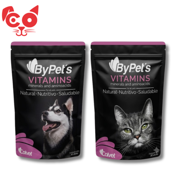 480 BYPETS VITAMINAS MINERALES Y AMINOACIDOS X 30 STICKS