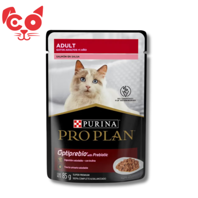 POUCH PRO PLAN GATO ADULTO SALMON 85 GR