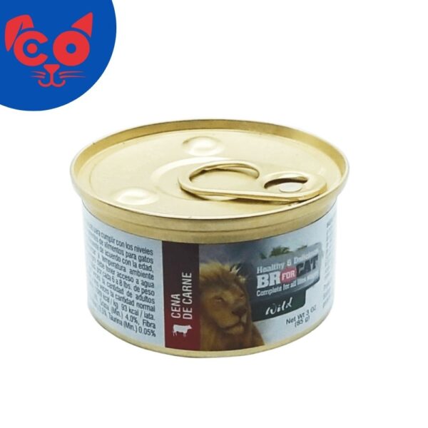503 LATA BR WILD FOR CAT CARNE 85 G