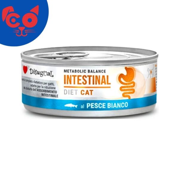 510 LATA DISUGUAL CAT INTESTINAL PESCADO BLANCO 85G