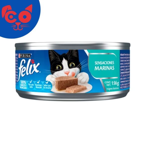 543 LATA FELIX PATÉ SENSACIONES MARINAS 156 GR