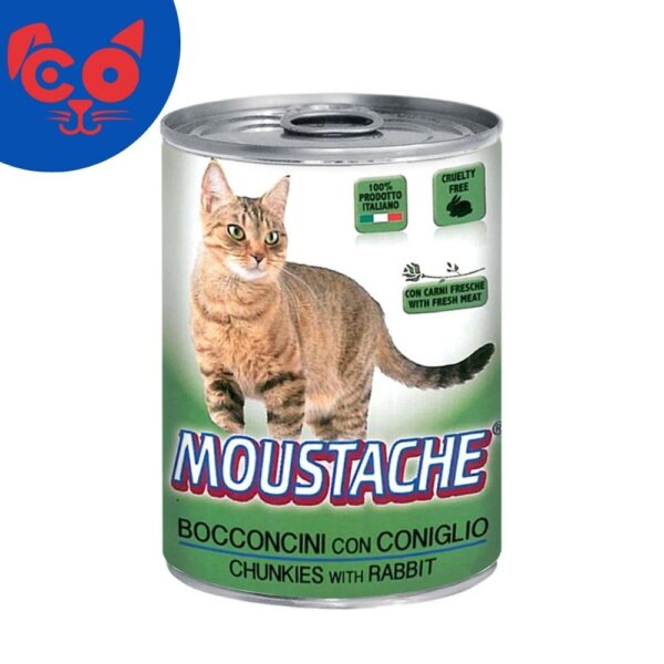 548 LATA MOUSTACHE PARA GATO DE CONEJO 415 G