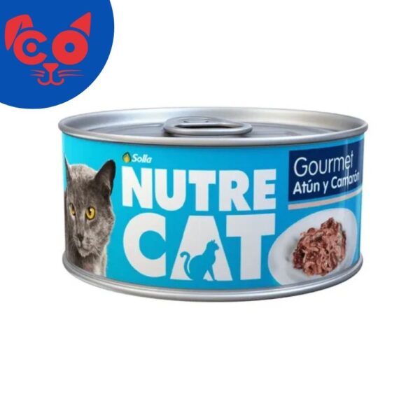 605 NUTRECAT ATUN Y CAMARON LATA 85 GR
