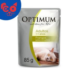 POUCH OPTIMUM CAT ADULT POLLO 85 G