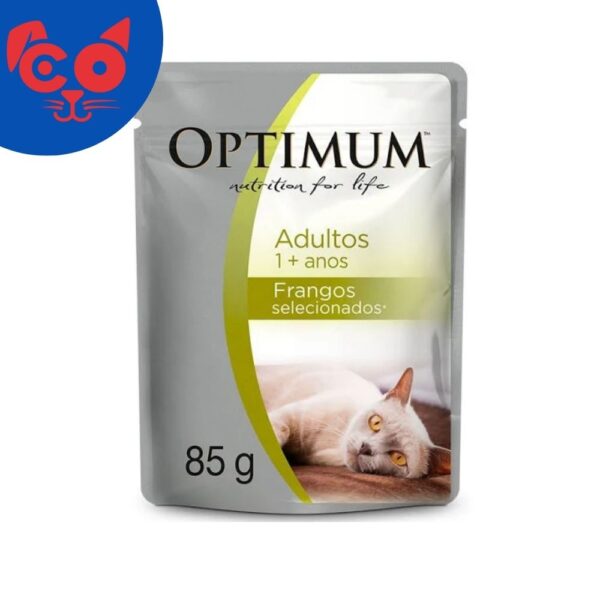 634 POUCH OPTIMUM CAT ADULT POLLO 85 G