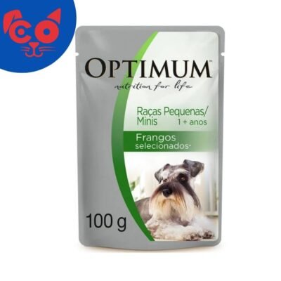 POUCH OPTIMUM DOG RAZA PEQUEÑA POLLO 85 G